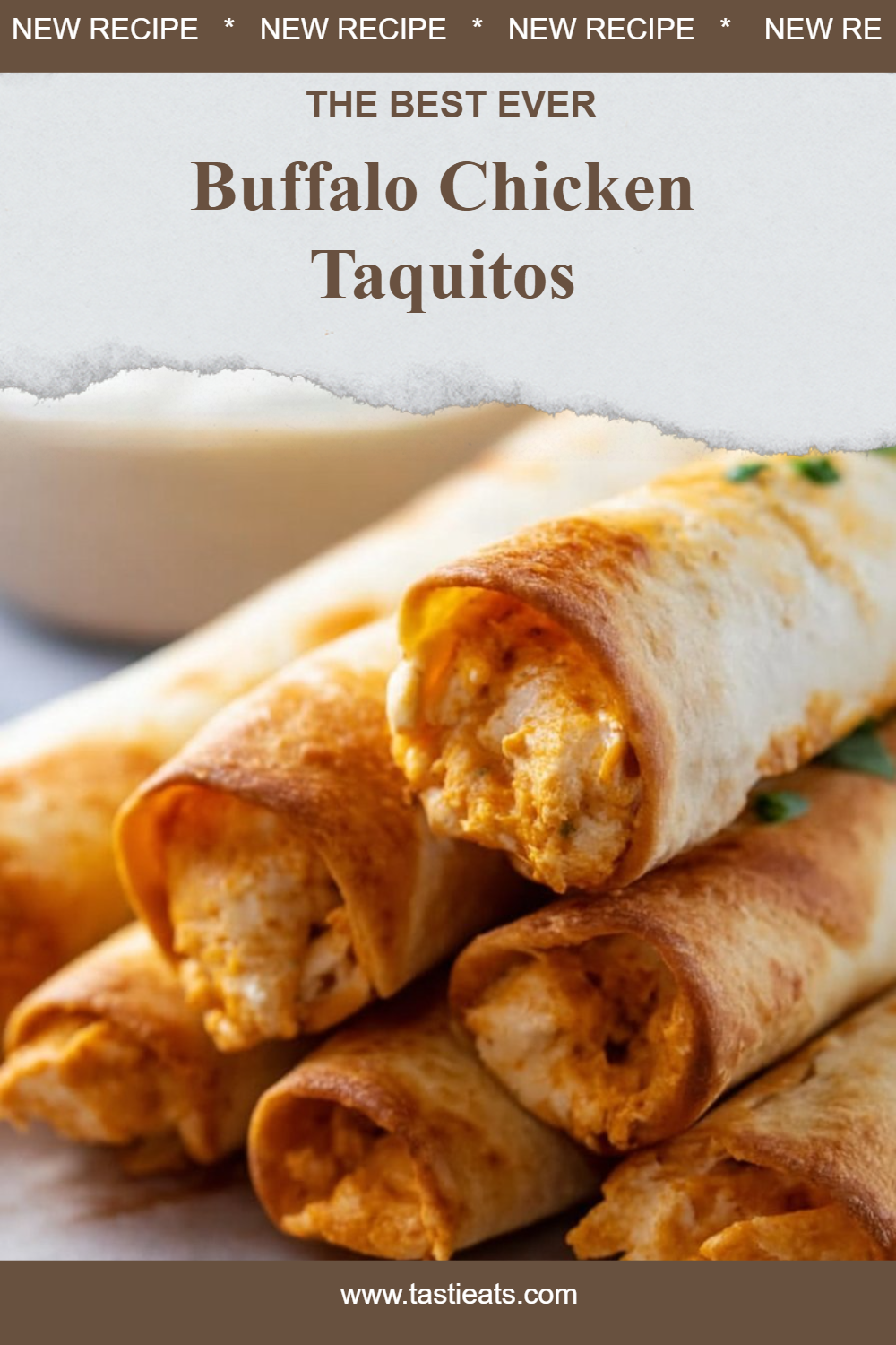 Buffalo Chicken Taquitos