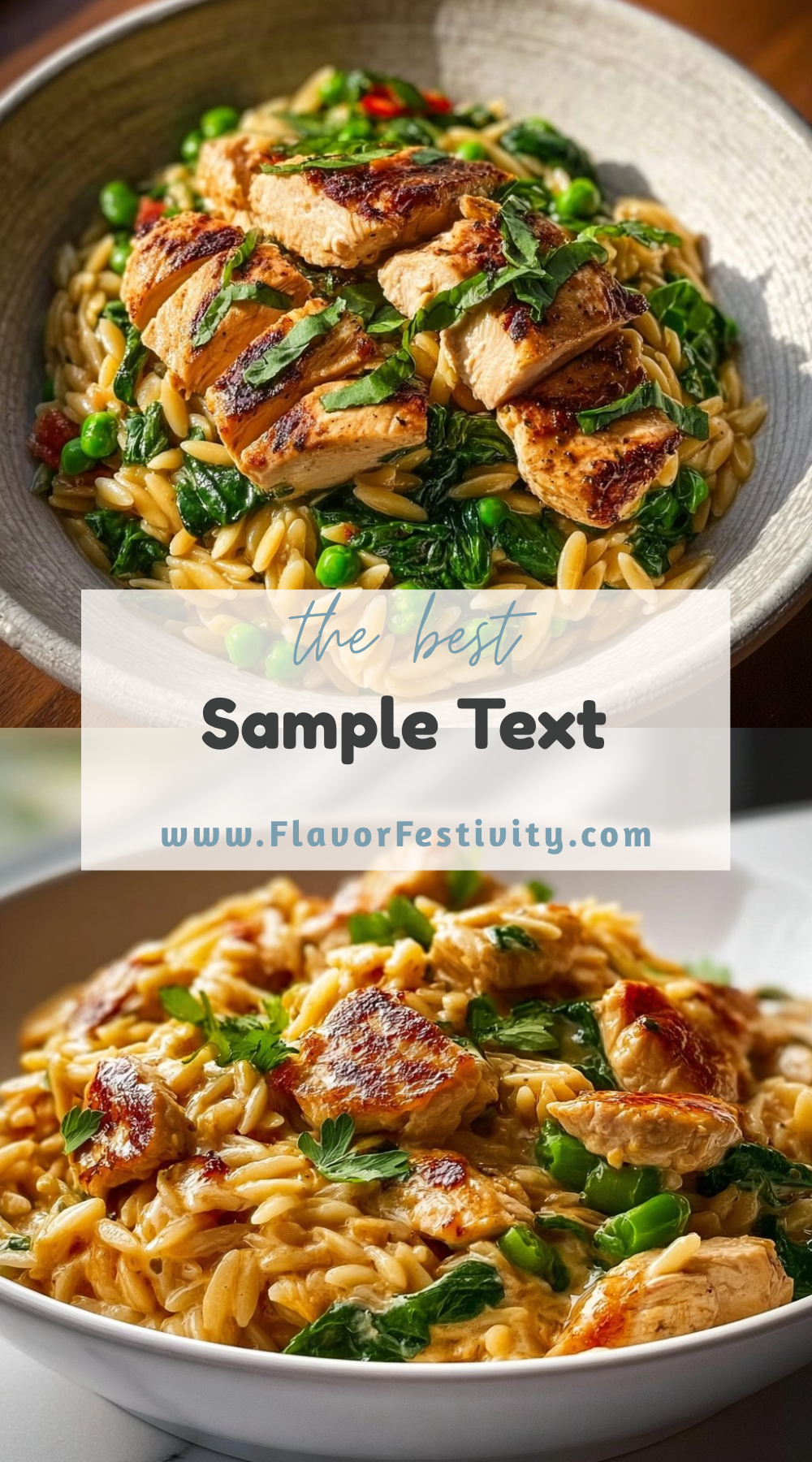 Easy High Protein Chicken Orzo 6 Easy High Protein Chicken Orzo