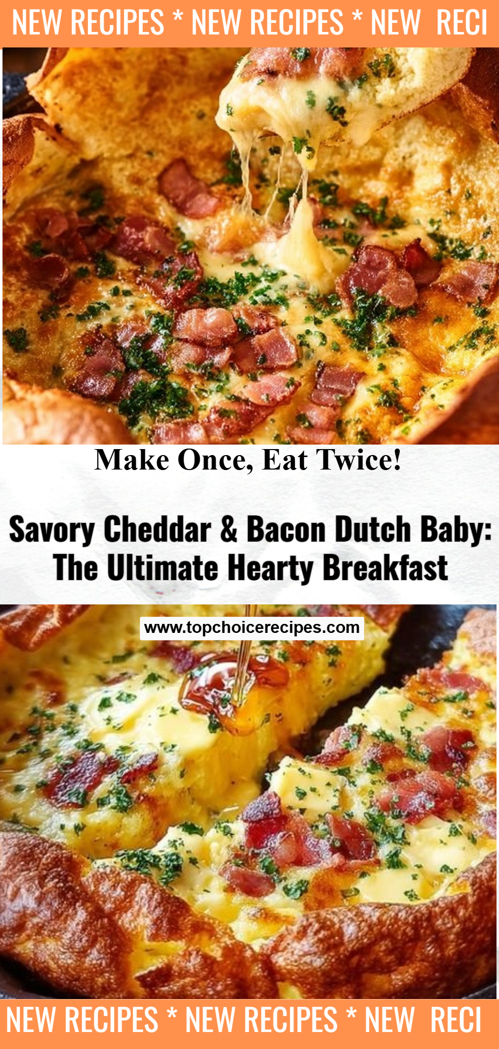 Savory Cheddar & Bacon Dutch Baby