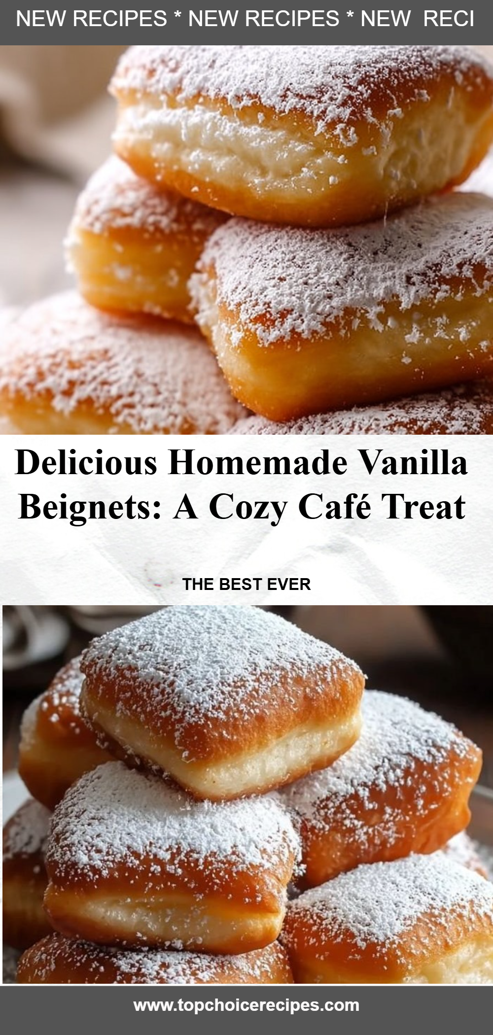 Homemade Vanilla Beignets