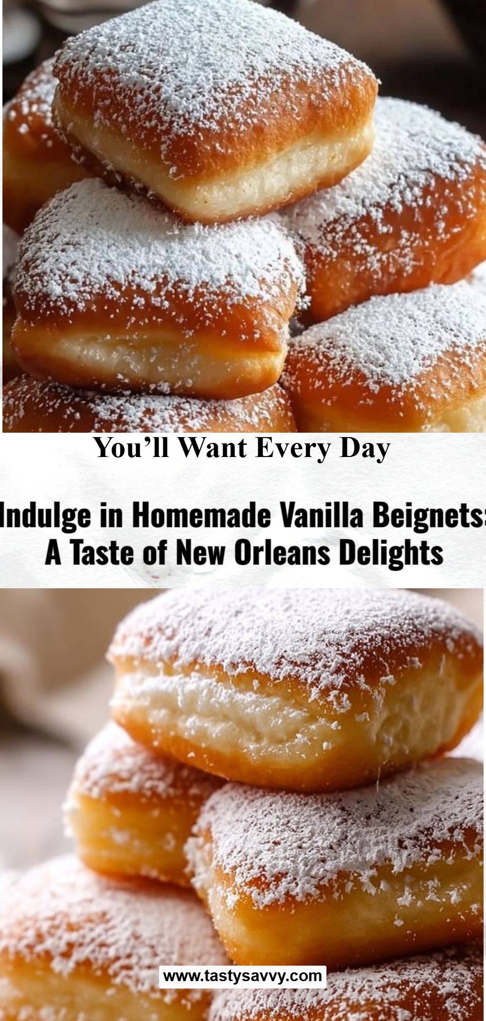 Homemade Vanilla Beignets