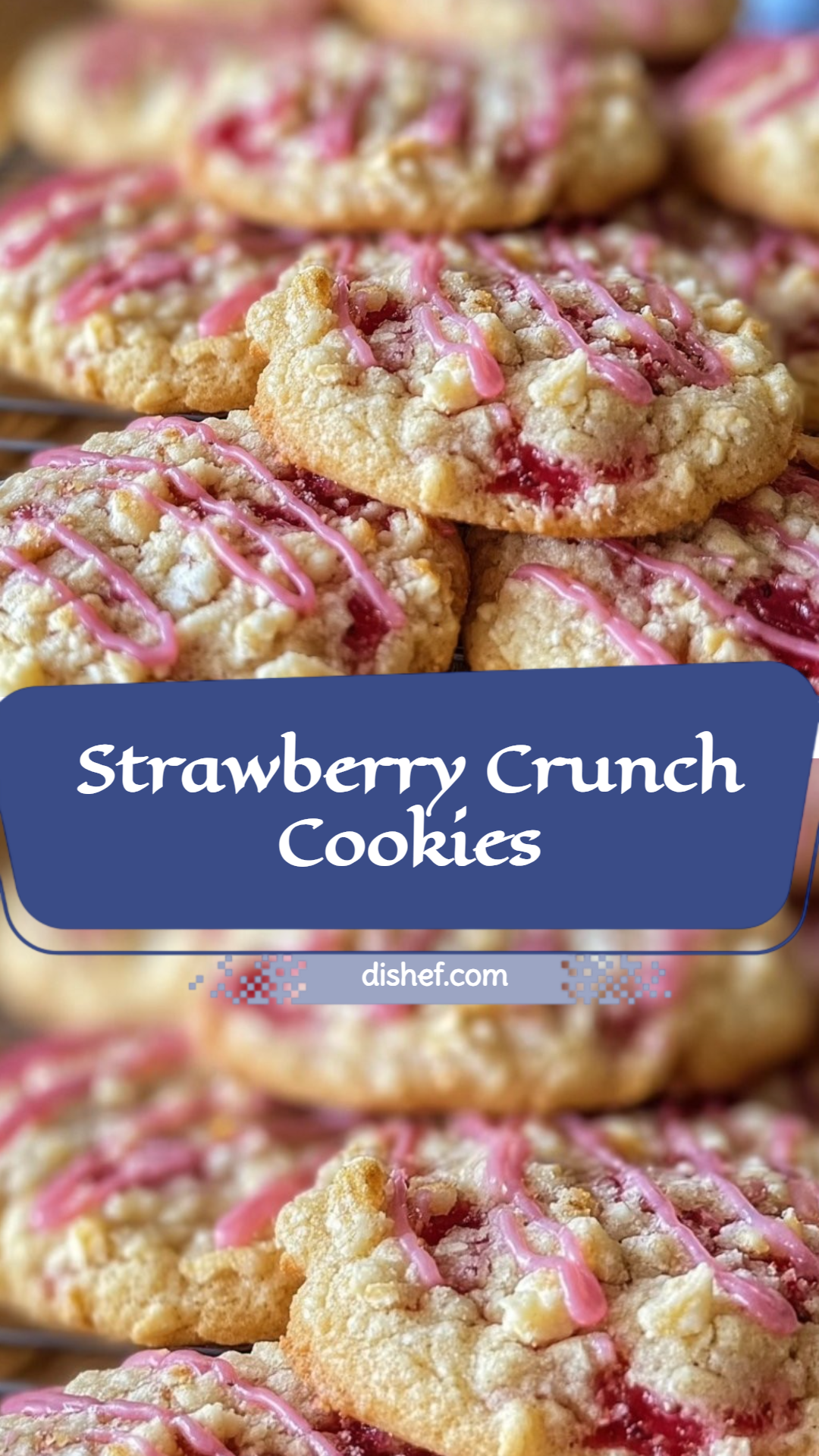 Strawberry Crunch Cookies
