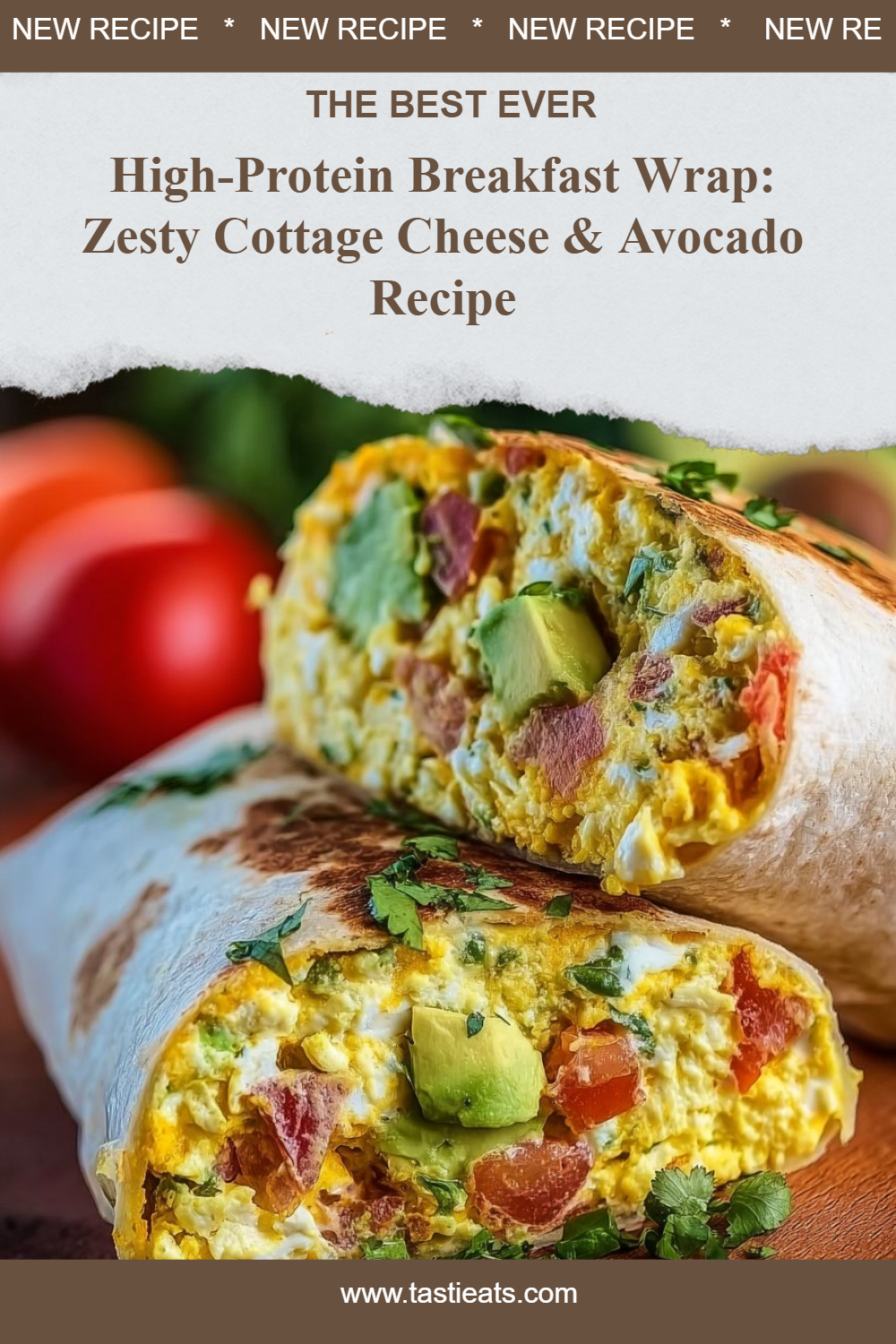 High-Protein Breakfast Wrap with Cottage Cheese and Avocado breakfast wrap High-Protein Breakfast Wrap with Cottage Cheese and Avocado