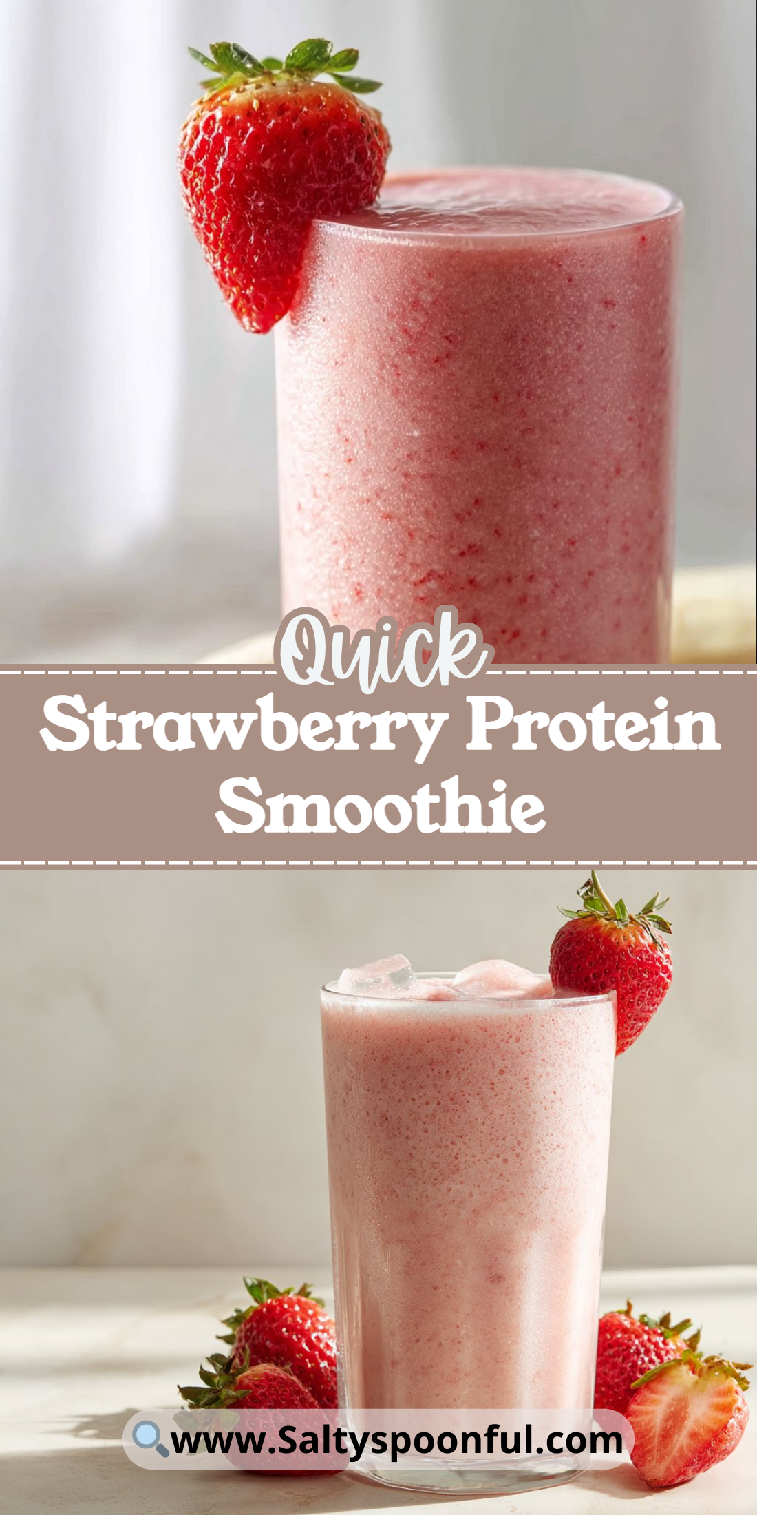 Strawberry Protein Smoothie