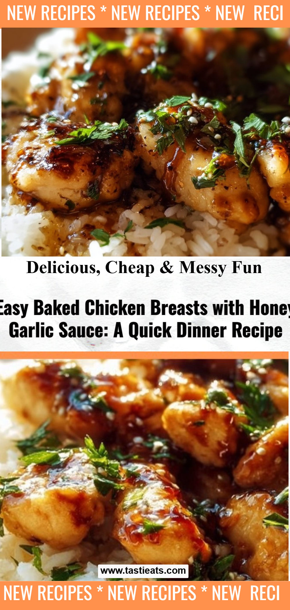 Honey Garlic Chicken Breasts