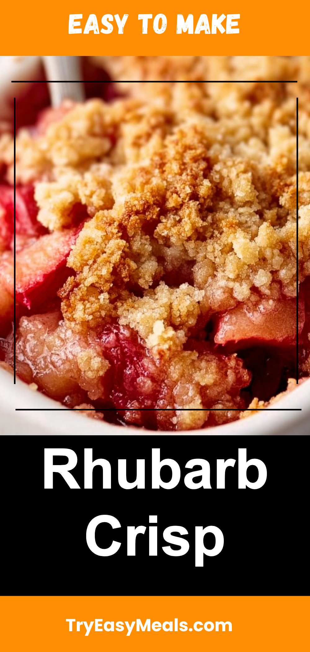 Rhubarb Crisp 1 Rhubarb Crisp