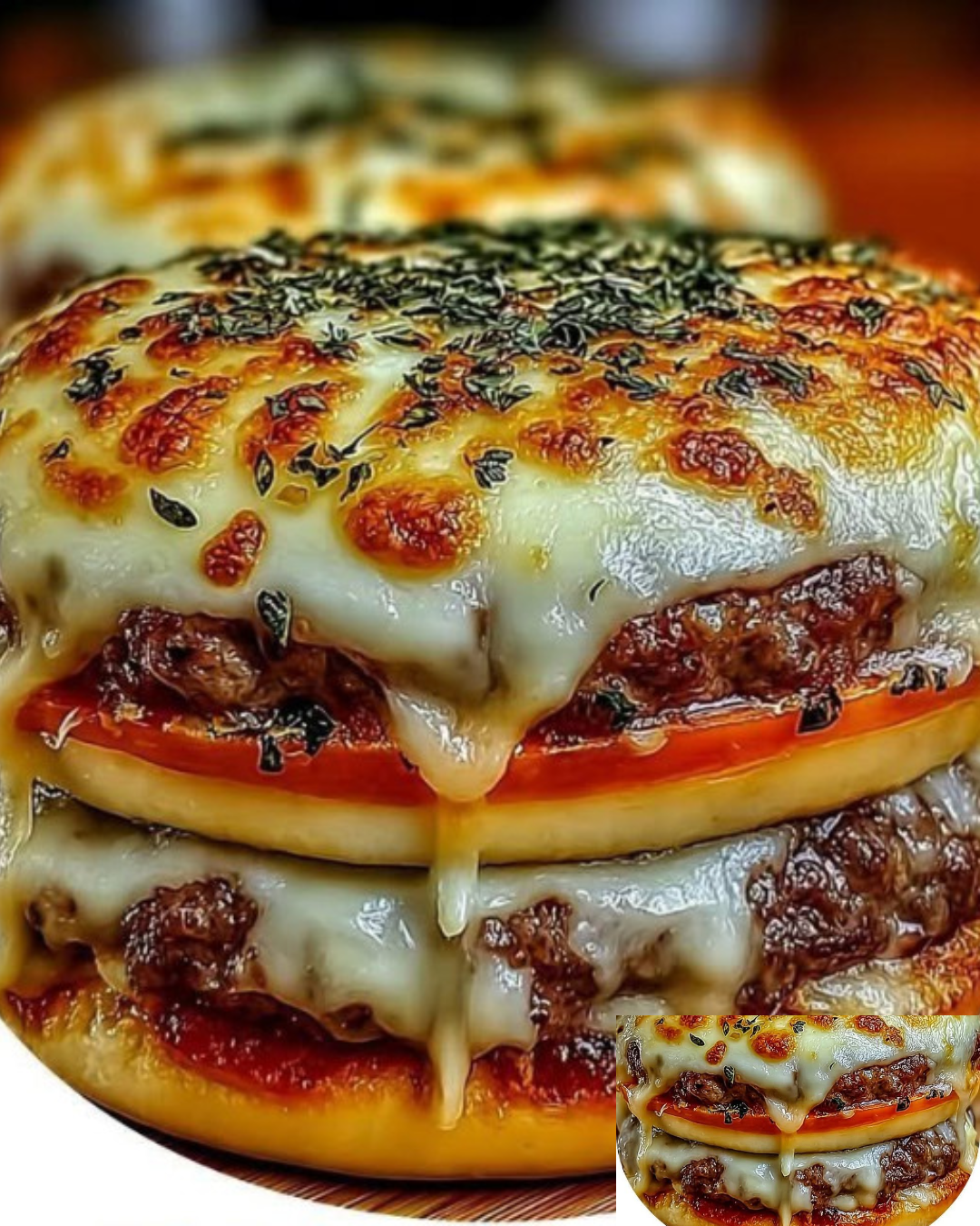 Old School Pizza Burgers
