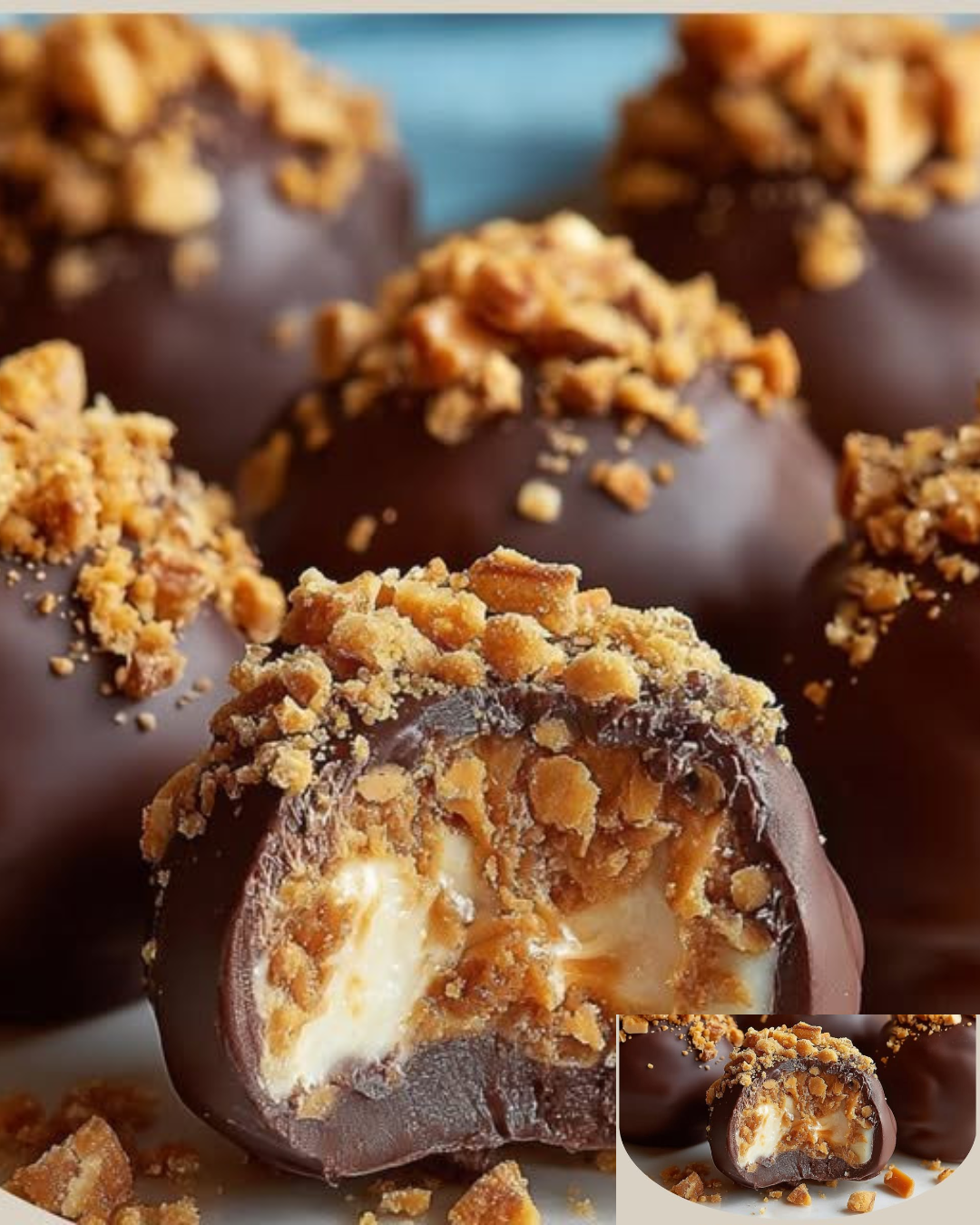 Butterfinger Chocolate Caramel Crunch Truffles