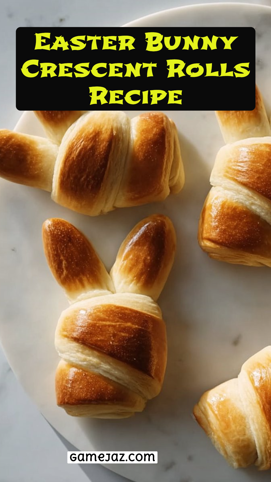 Easter Bunny Crescent Rolls Recipe
