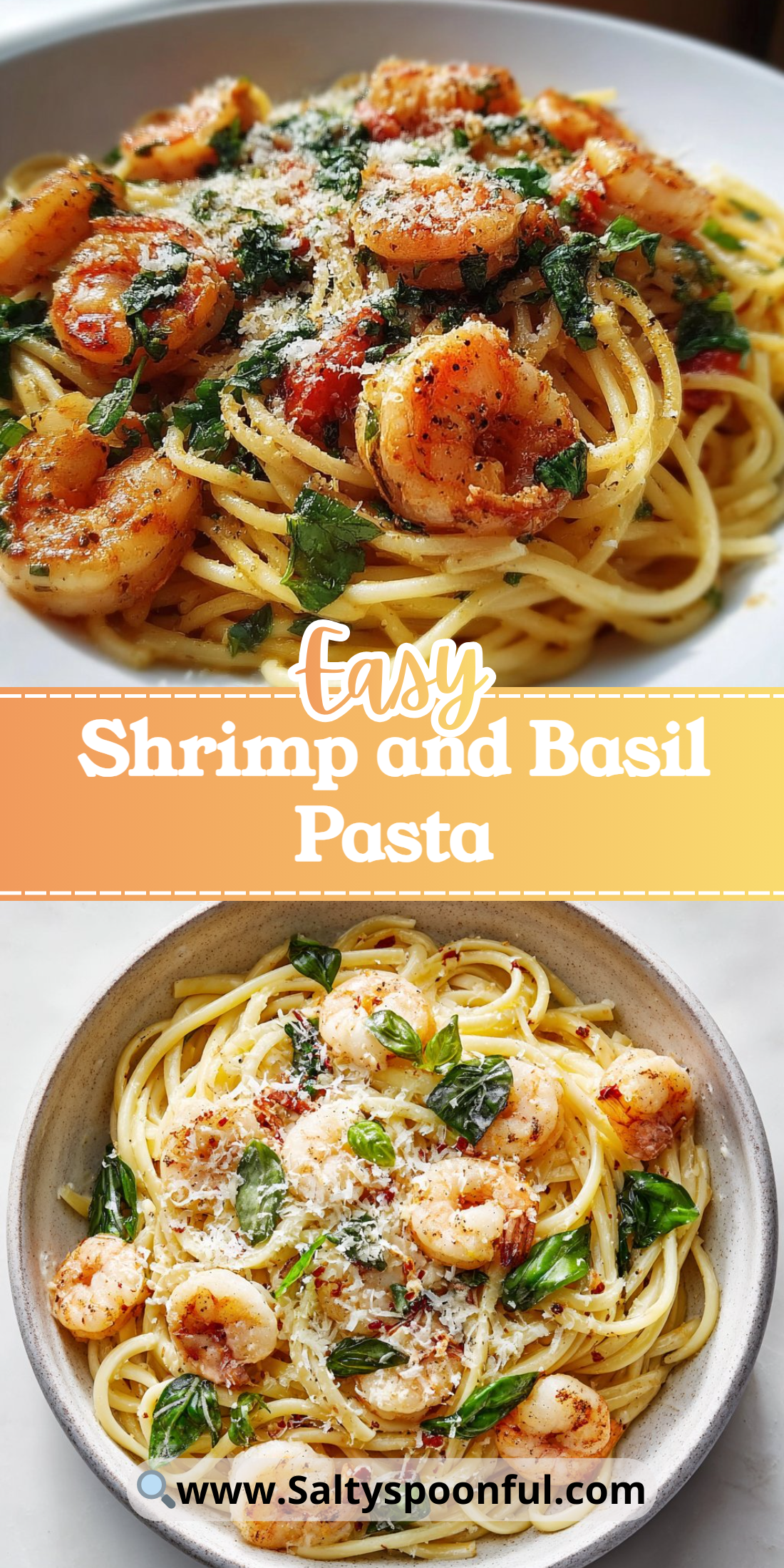 Shrimp and Basil Pasta