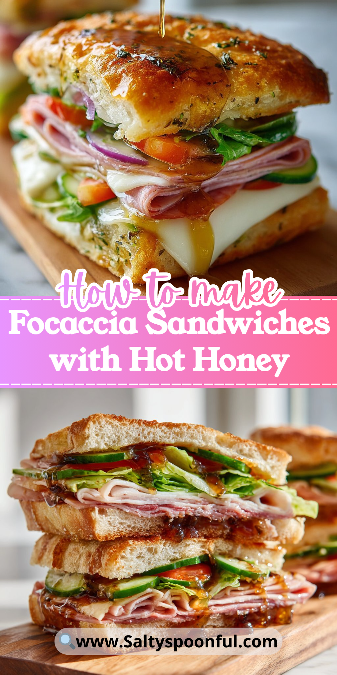 Focaccia Sandwiches with Hot Honey