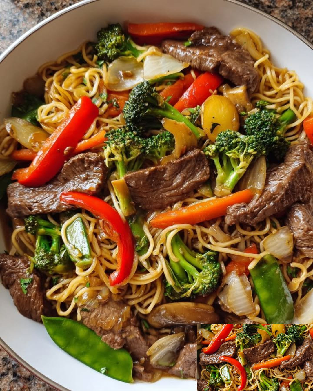 Meal Prep Beef and Veggie Stir-Fry Noodles