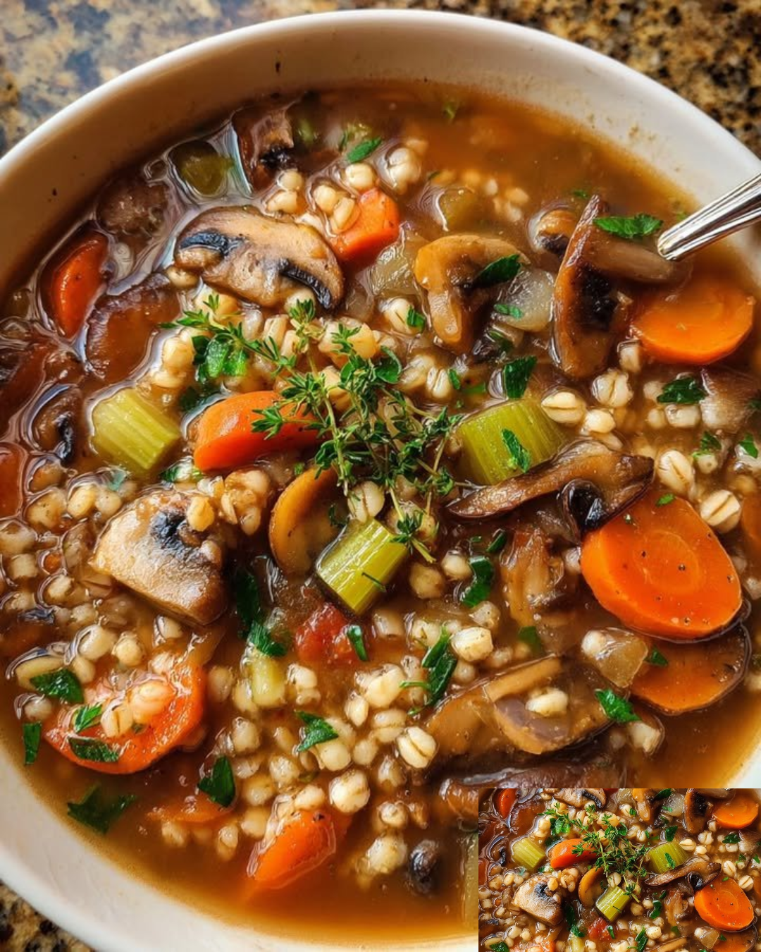 Mushroom Barley Soup