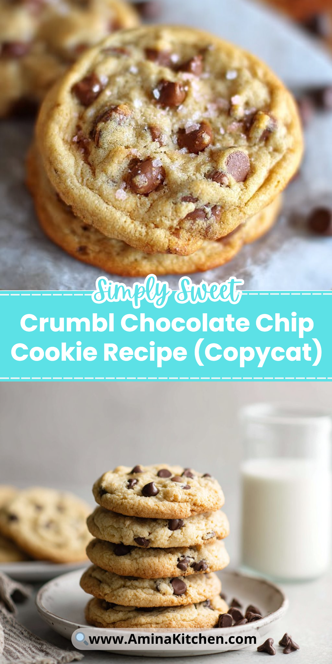 Crumbl Chocolate Chip Cookie Recipe (Copycat)