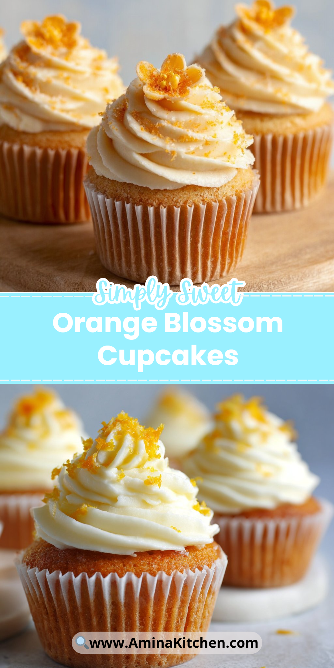 Orange Blossom Cupcakes
