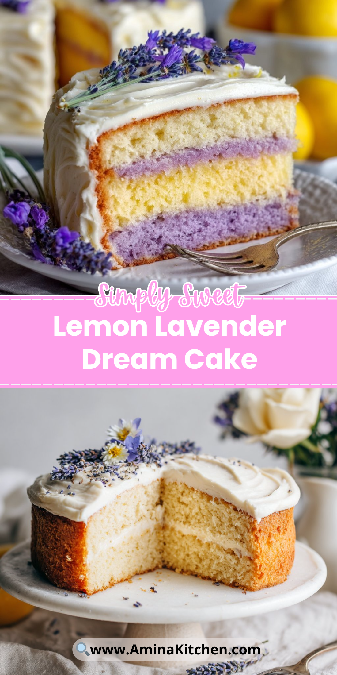 Lemon Lavender Dream Cake