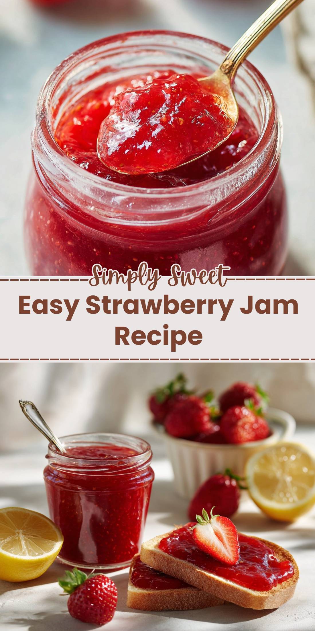 Easy Strawberry Jam Recipe