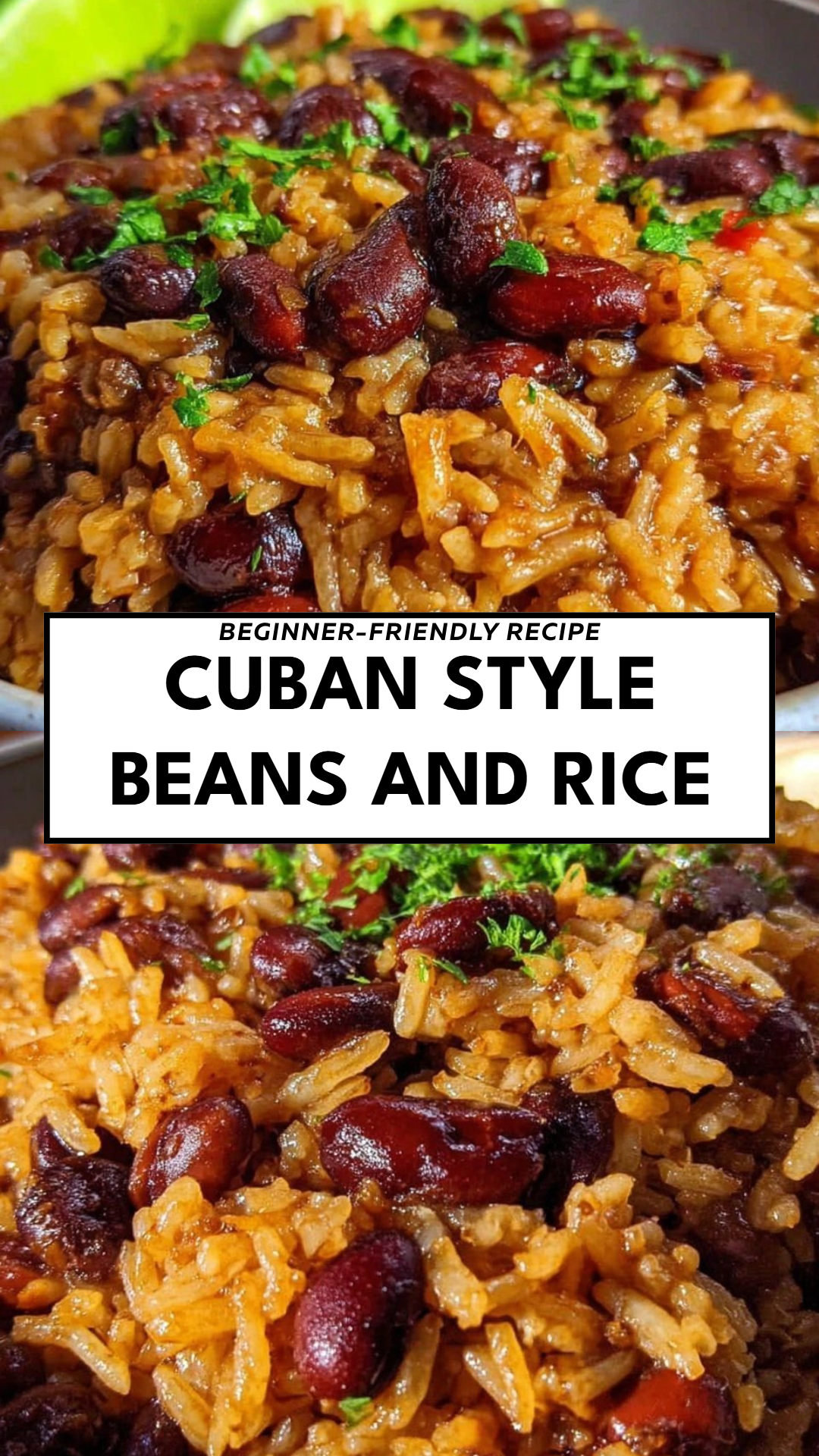 Cuban Style Beans and Rice