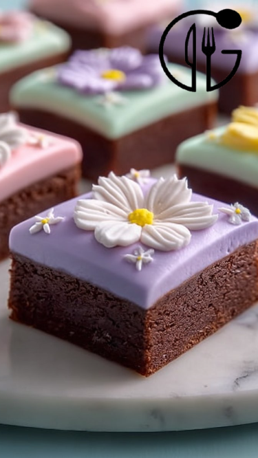 Spring Brownies