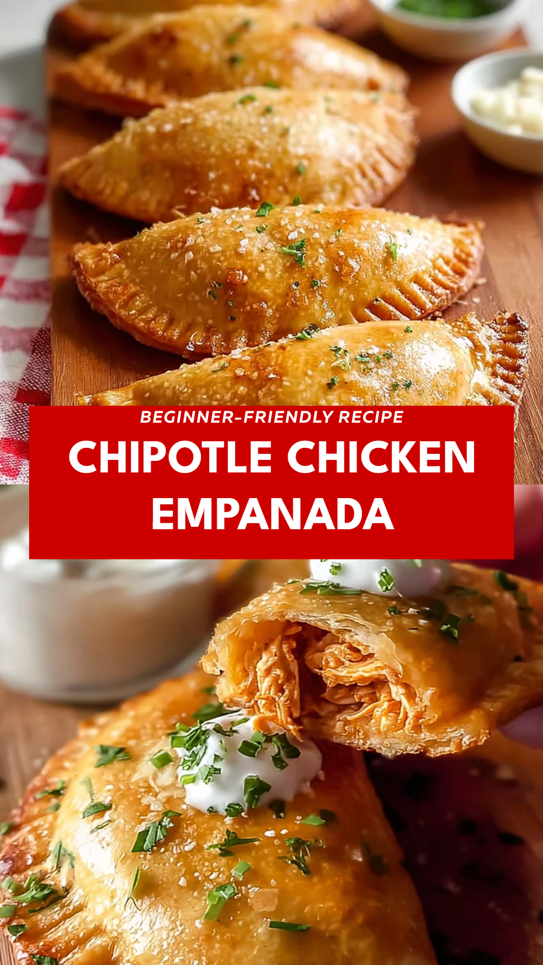 Chipotle Chicken Empanada