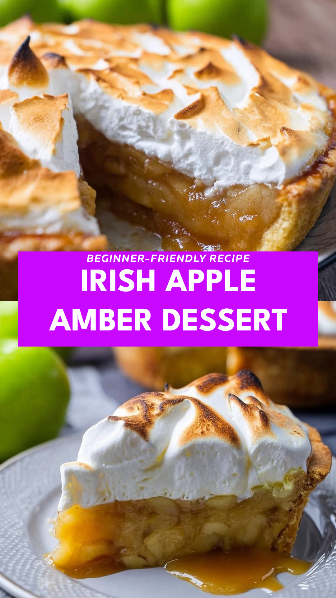 Irish Apple Amber Dessert