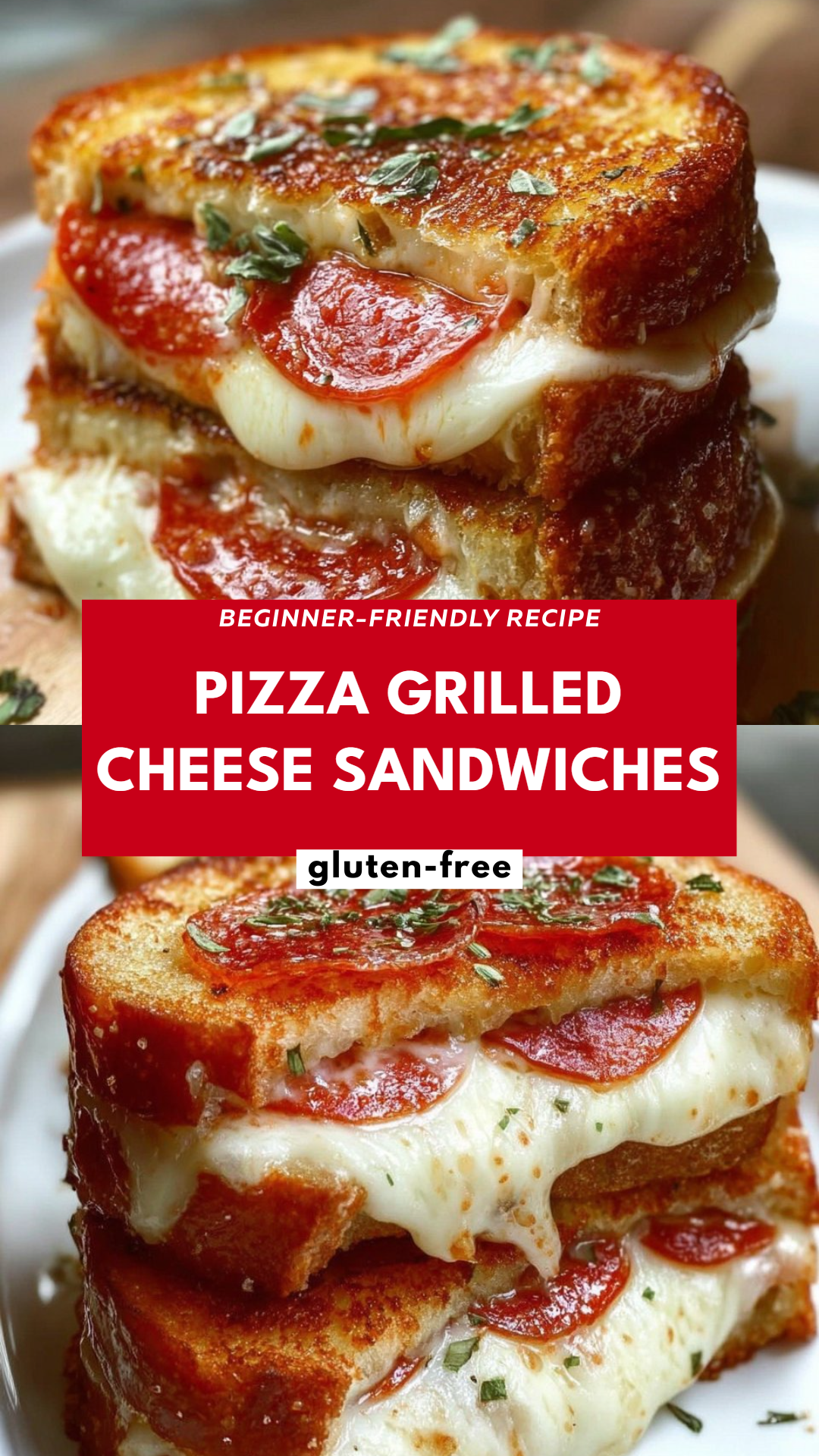 Pizza Grilled Cheese Sandwiches