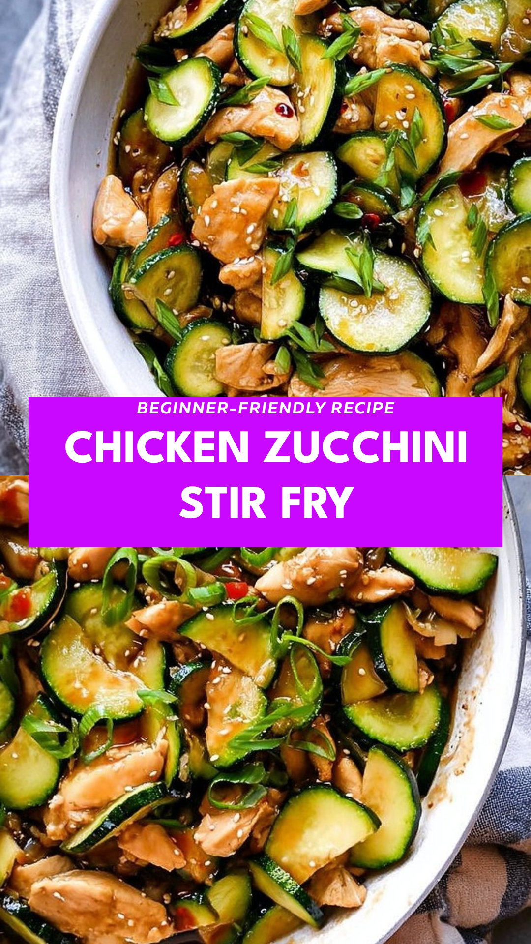 Chicken Zucchini Stir Fry