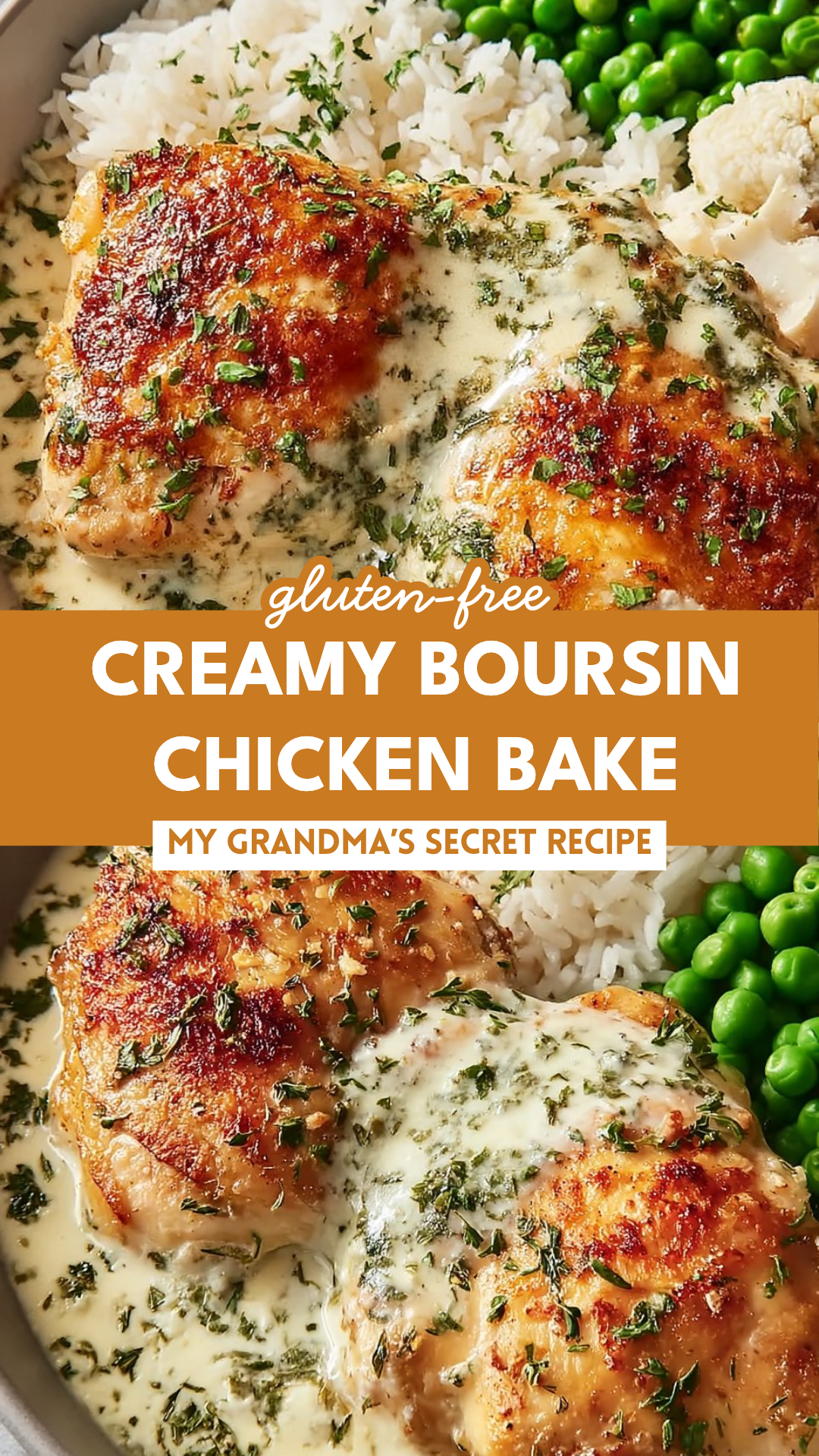 Creamy Boursin Chicken Bake