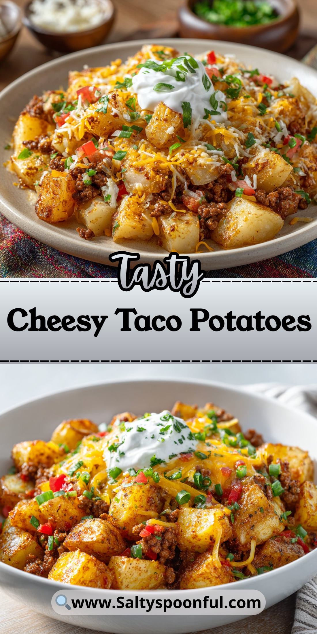 Cheesy Taco Potatoes
