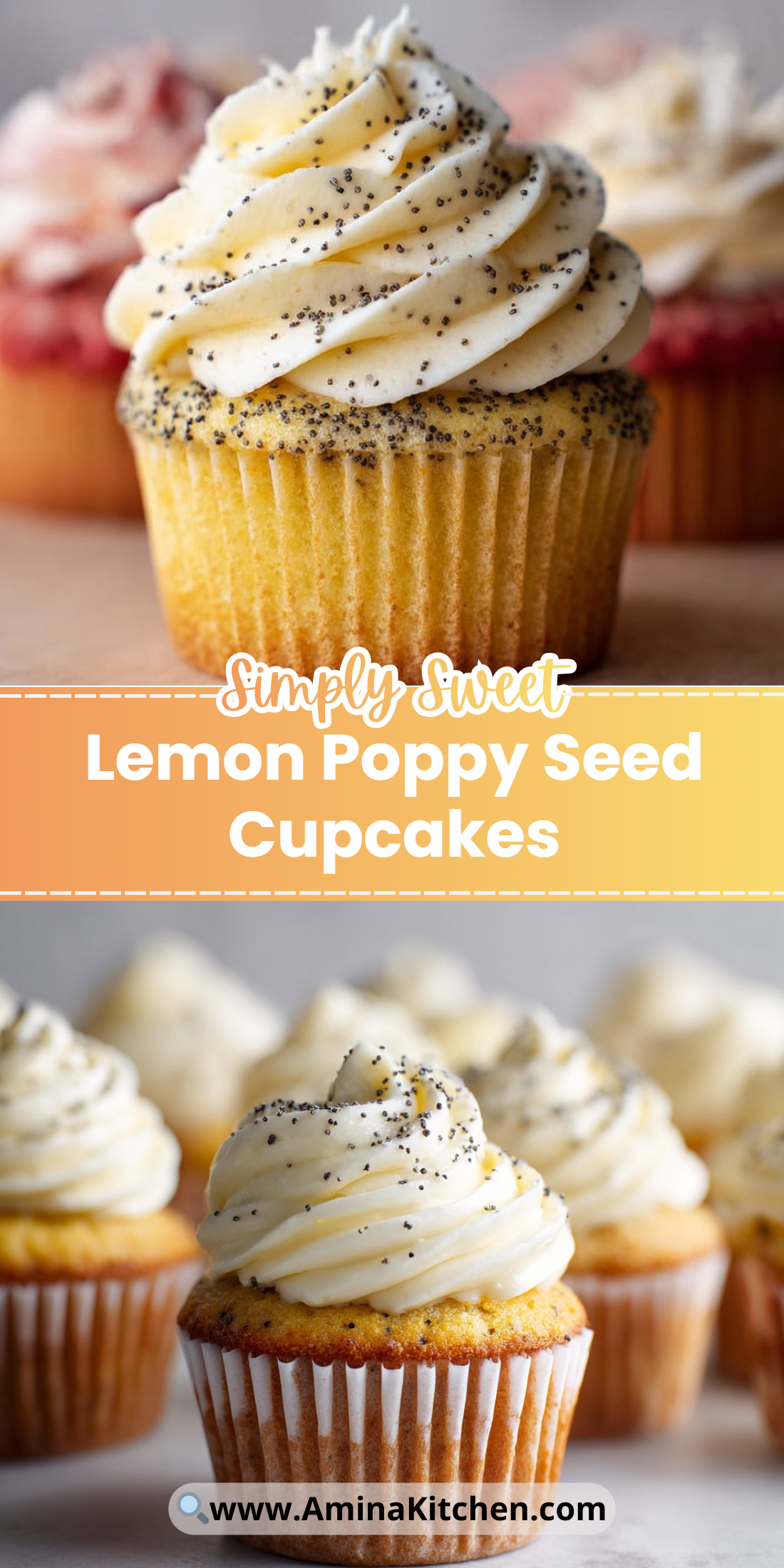 Lemon Poppy Seed Cupcakes