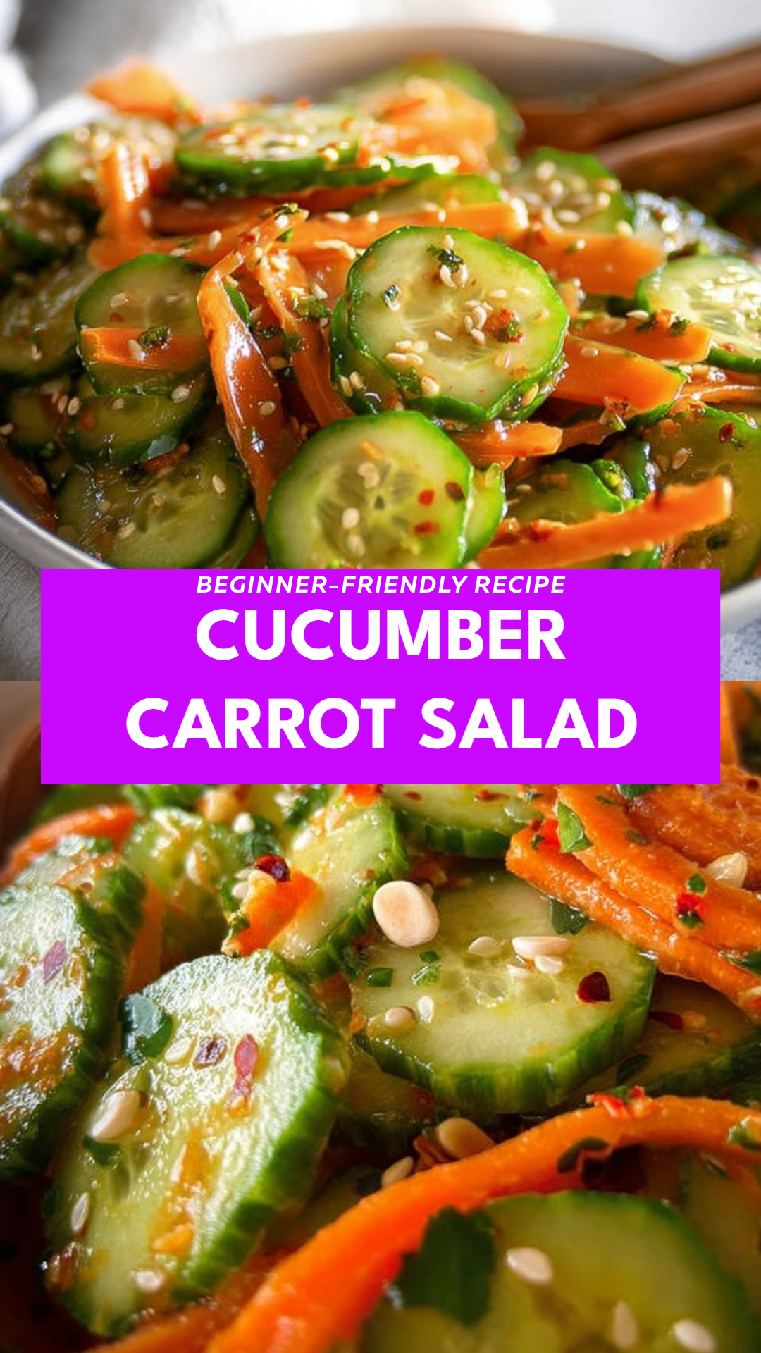 Cucumber Carrot Salad