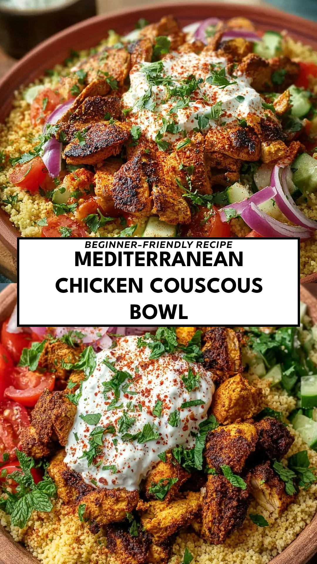 Mediterranean Chicken Couscous Bowl