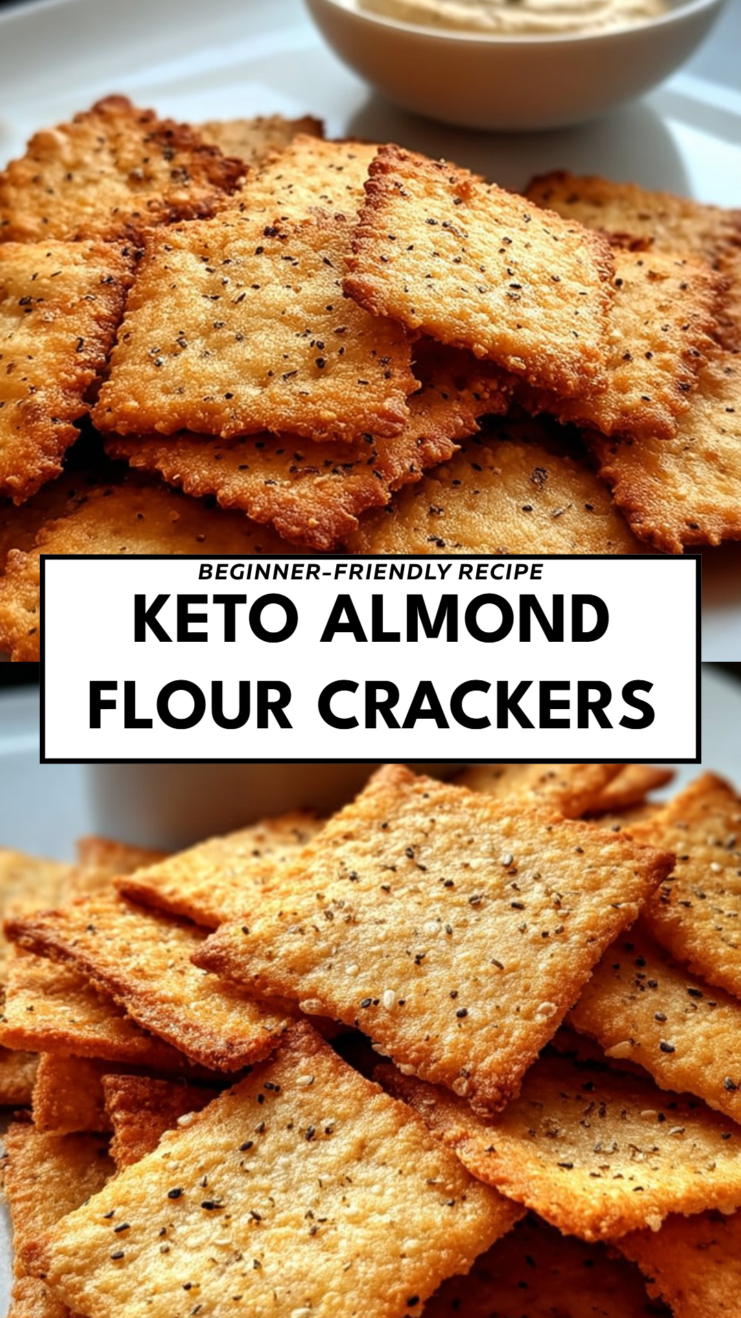 Keto Almond Flour Crackers
