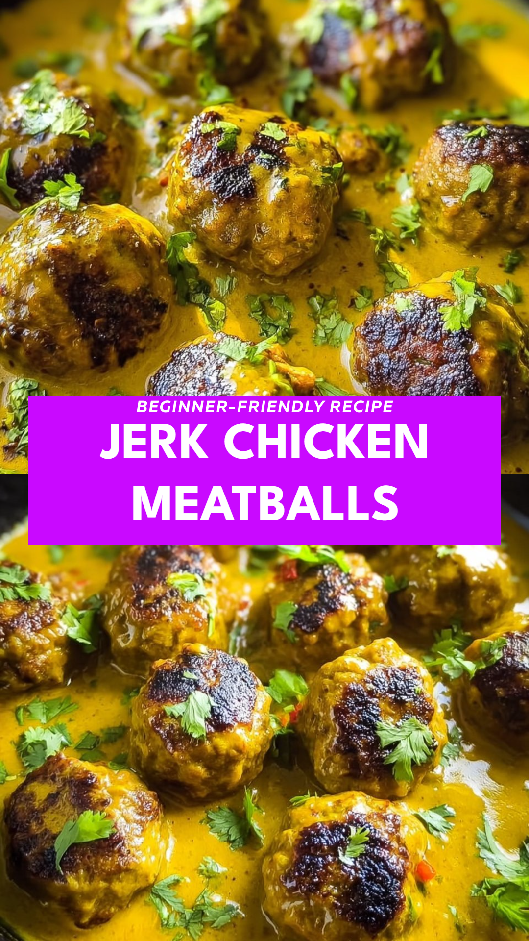 Jerk Chicken Meatballs