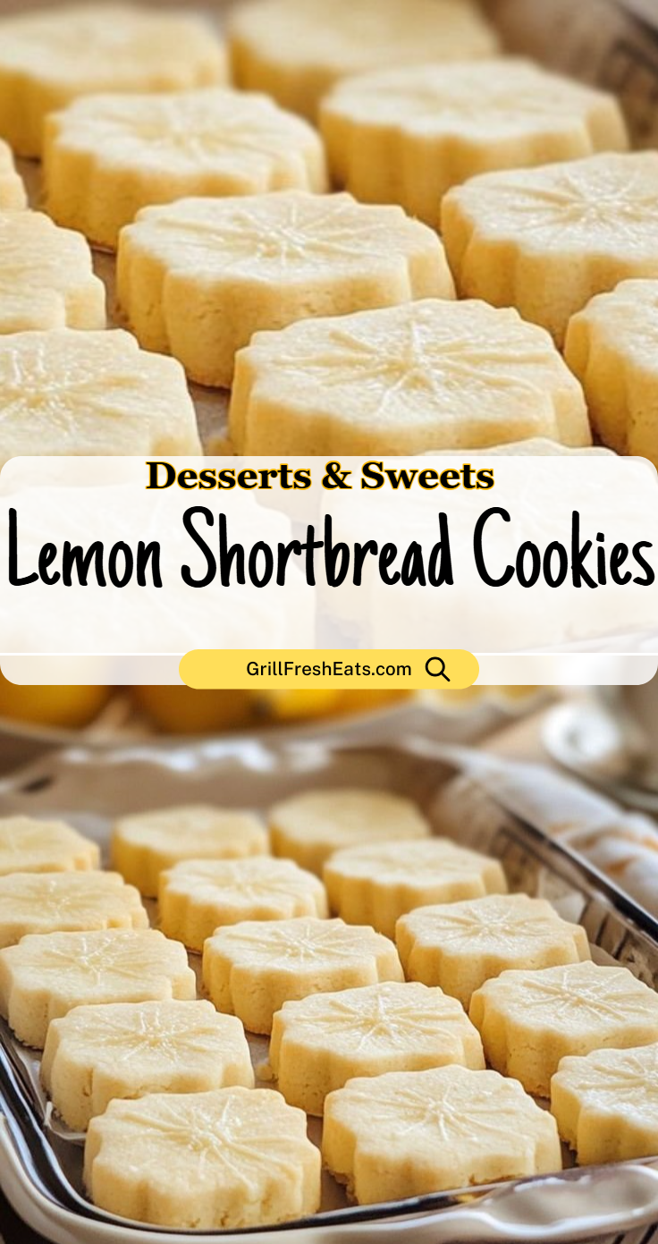 Lemon Shortbread Cookies
