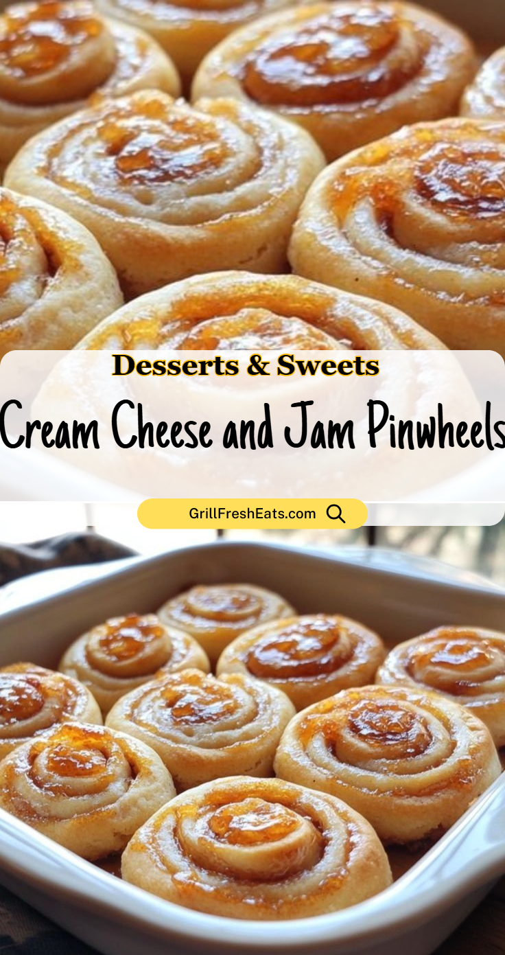 Cream Cheese and Jam Pinwheels