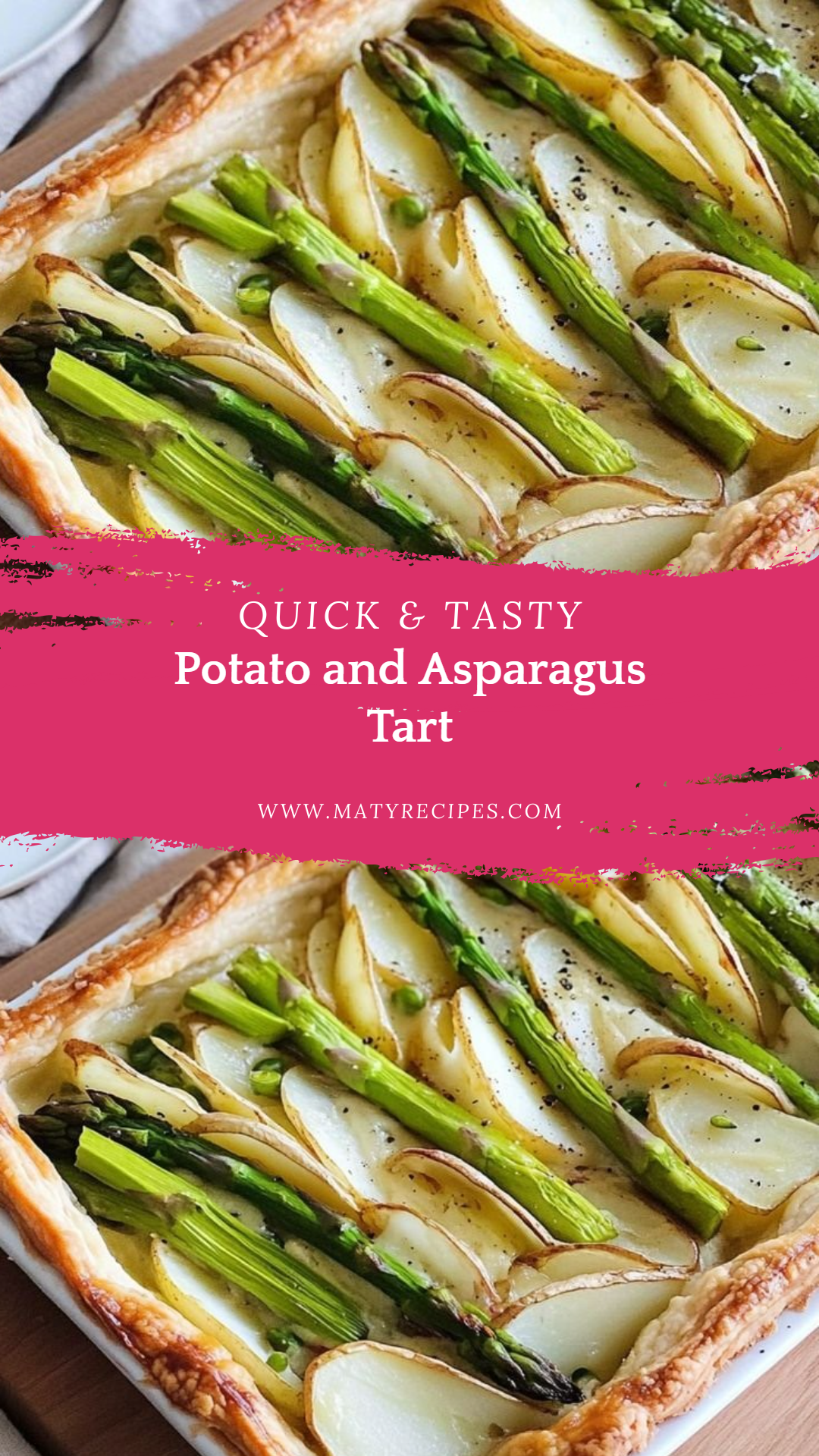 Potato and Asparagus Tart