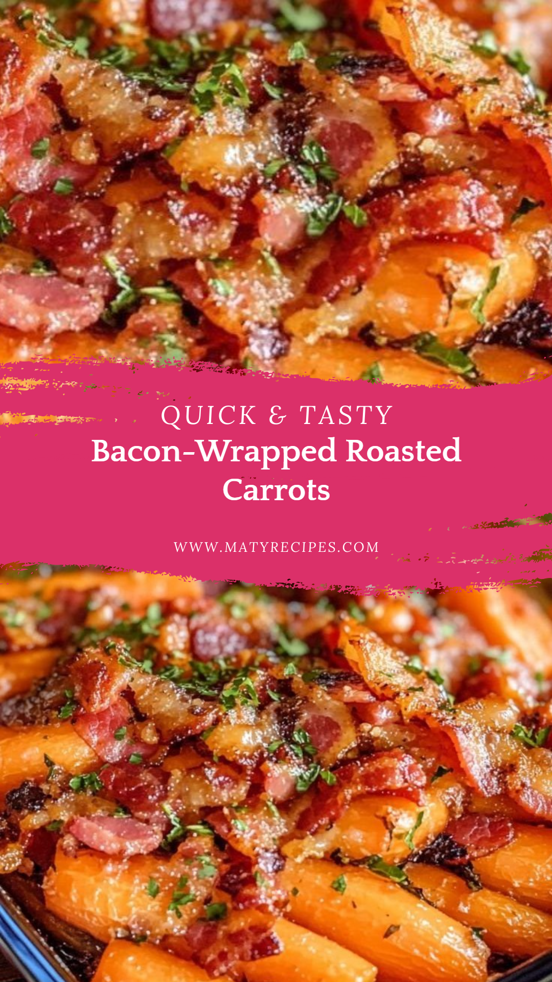 Bacon-Wrapped Roasted Carrots