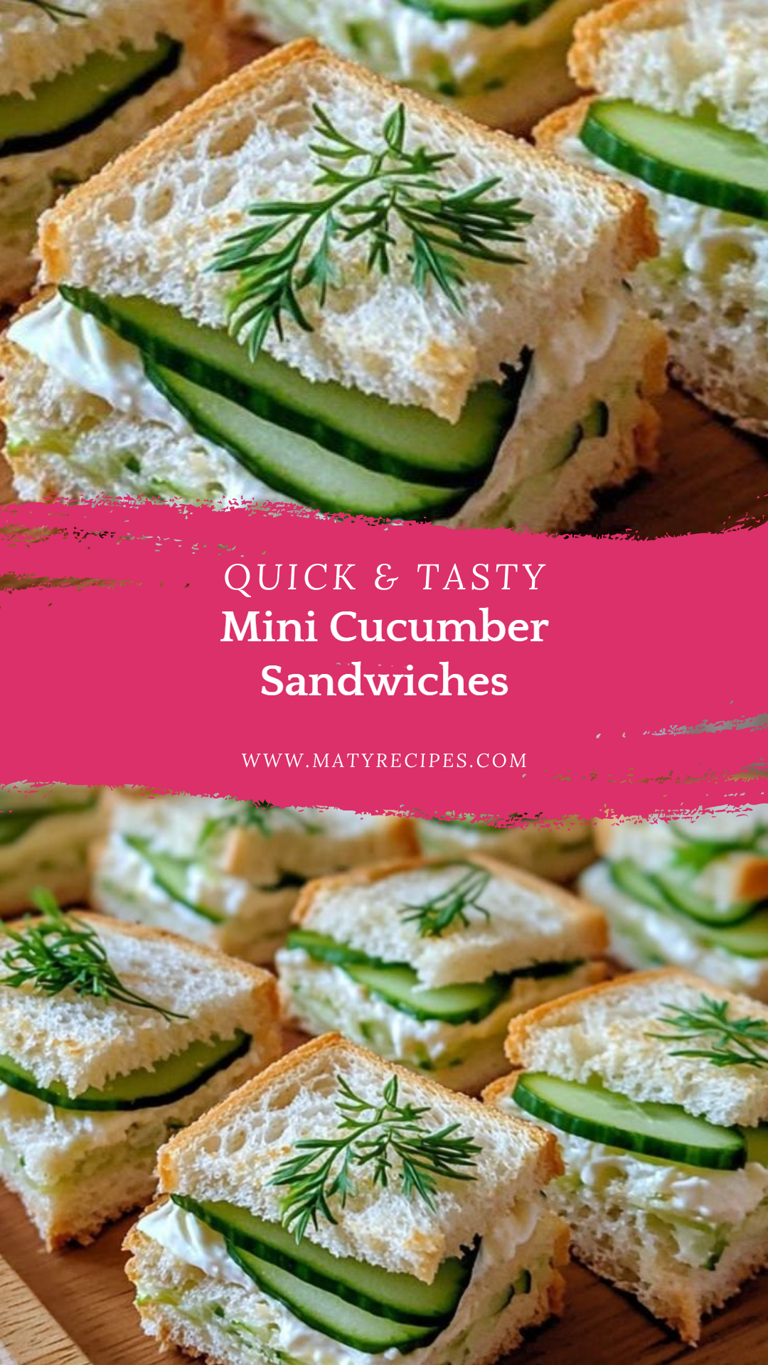 Mini Cucumber Sandwiches