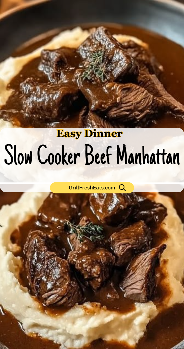 Slow Cooker Beef Manhattan