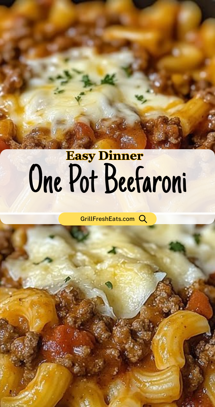 One Pot Beefaroni