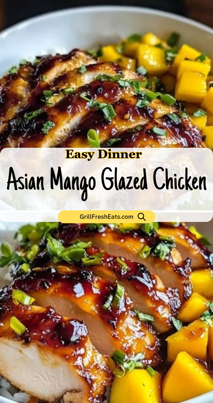 Asian Mango Glazed Chicken