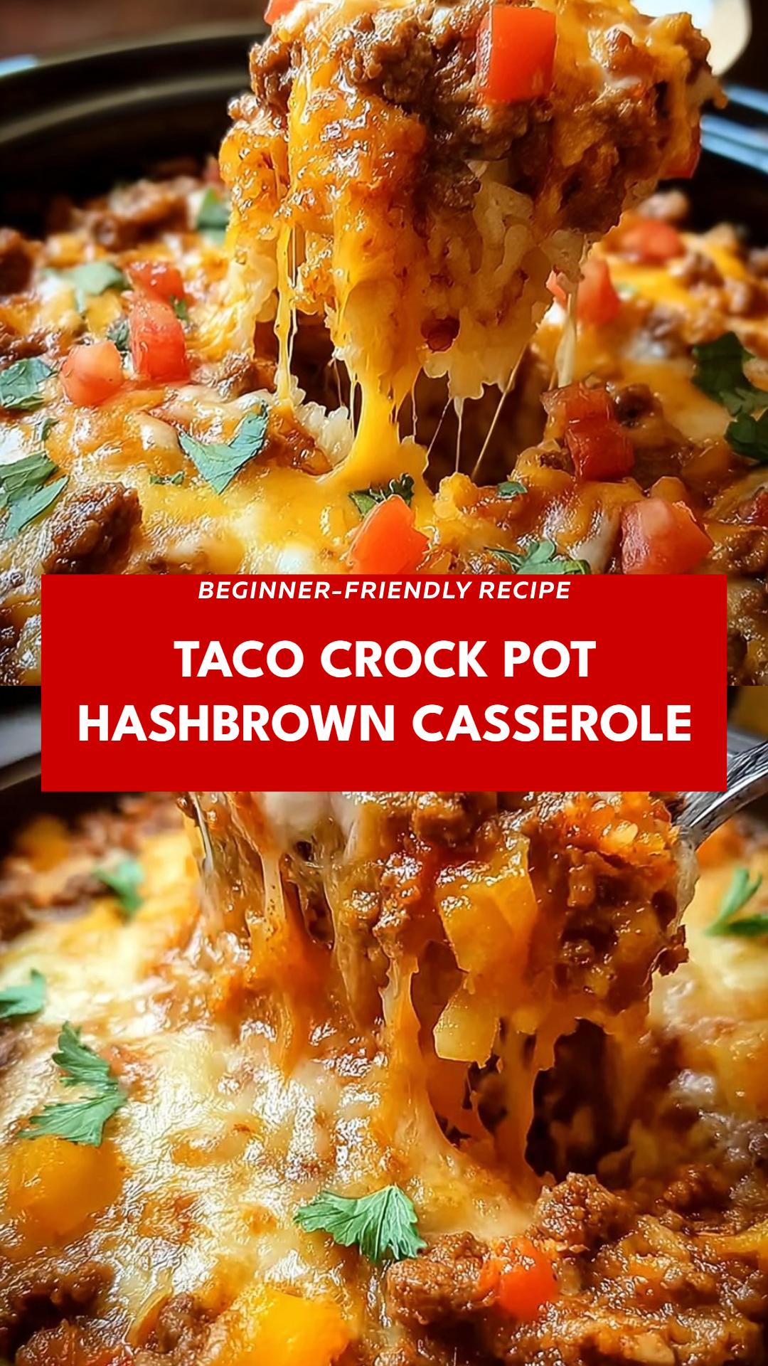 Taco Crock Pot Hashbrown Casserole