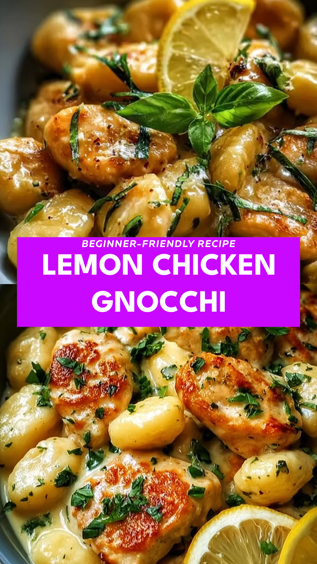 Lemon Chicken Gnocchi