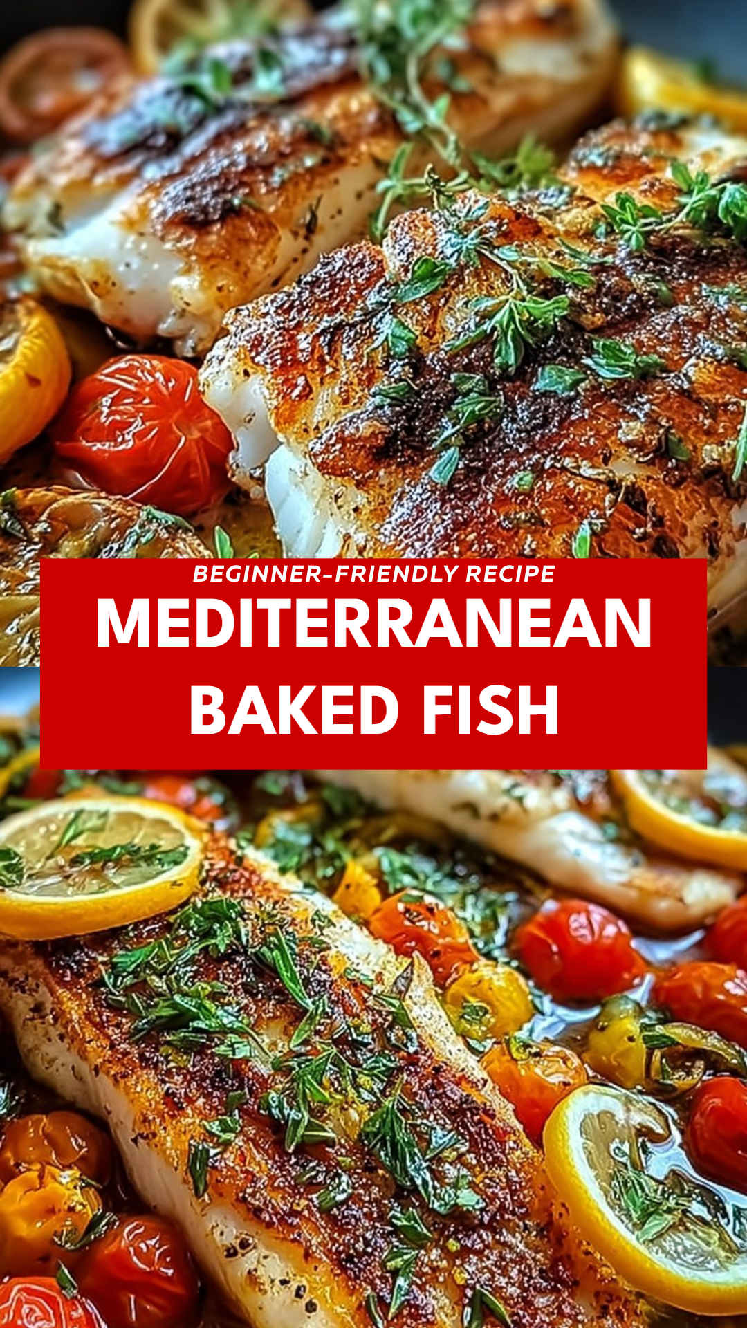 Mediterranean Baked Fish