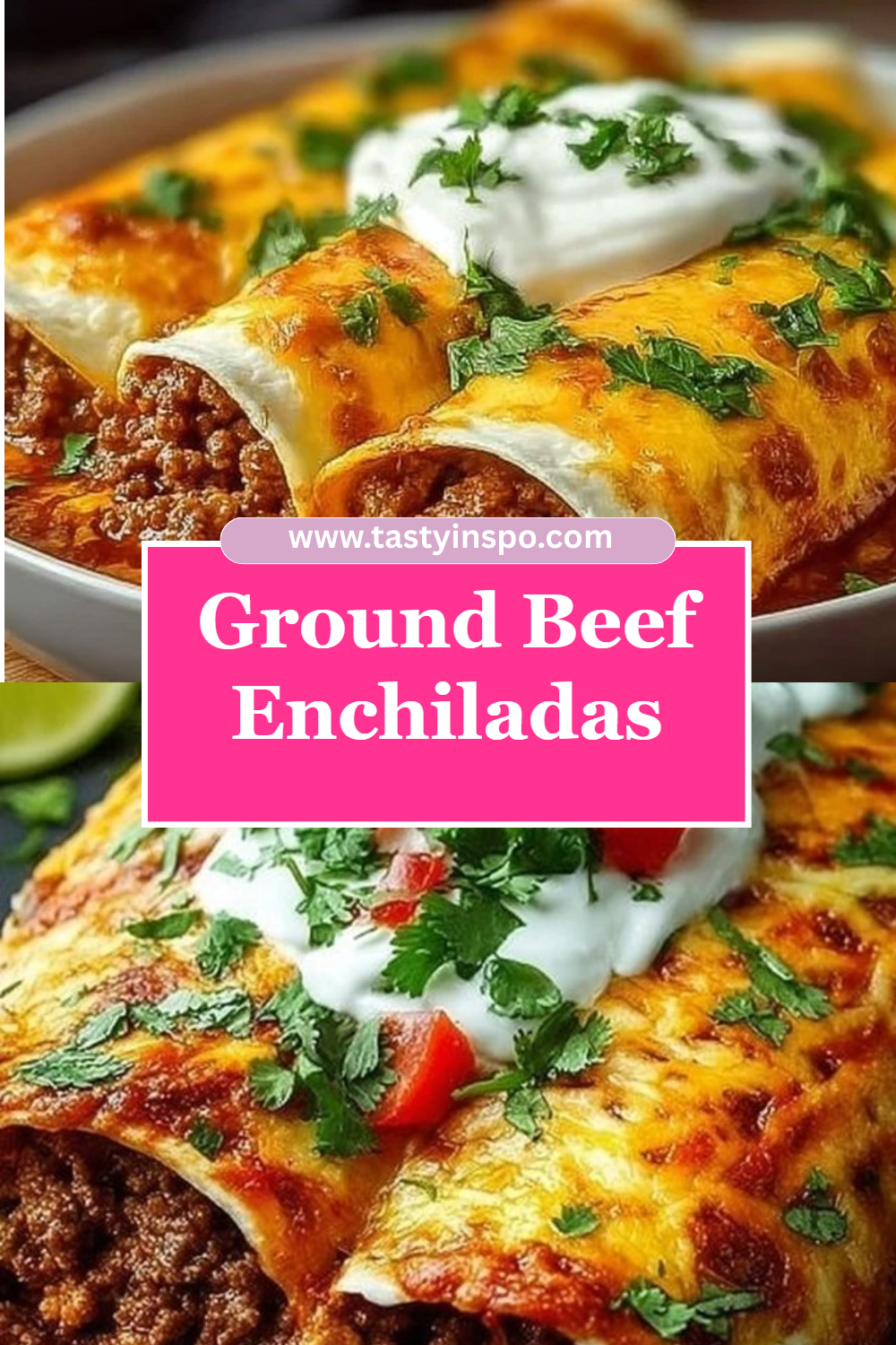 Ground Beef Enchiladas Easy Weeknight Dinner Recipe 3 Ground Beef Enchiladas