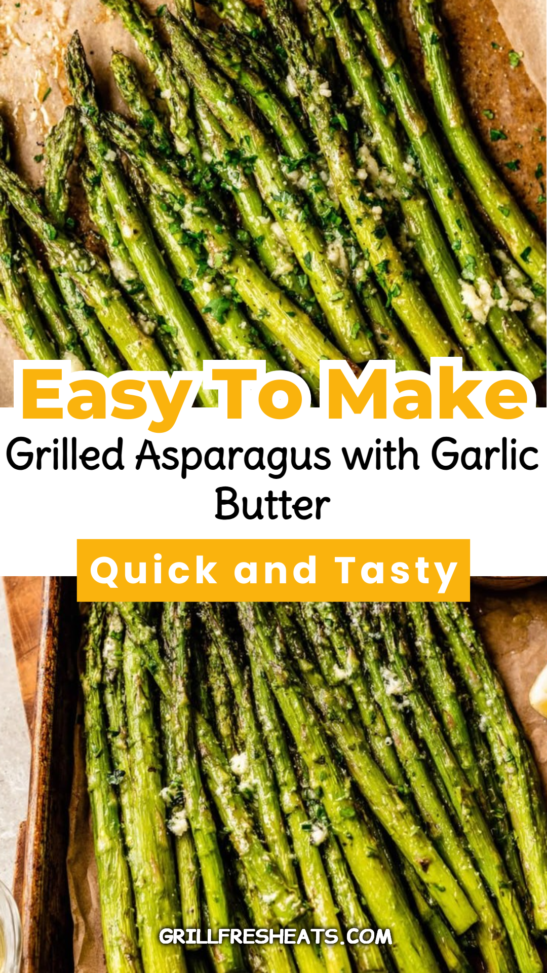 Grilled Asparagus with Garlic Butter