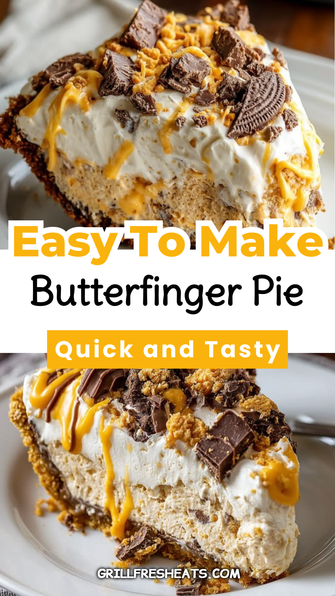 Butterfinger Pie