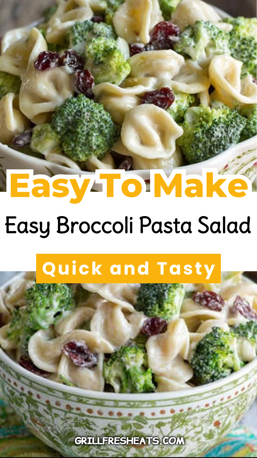 Easy Broccoli Pasta Salad