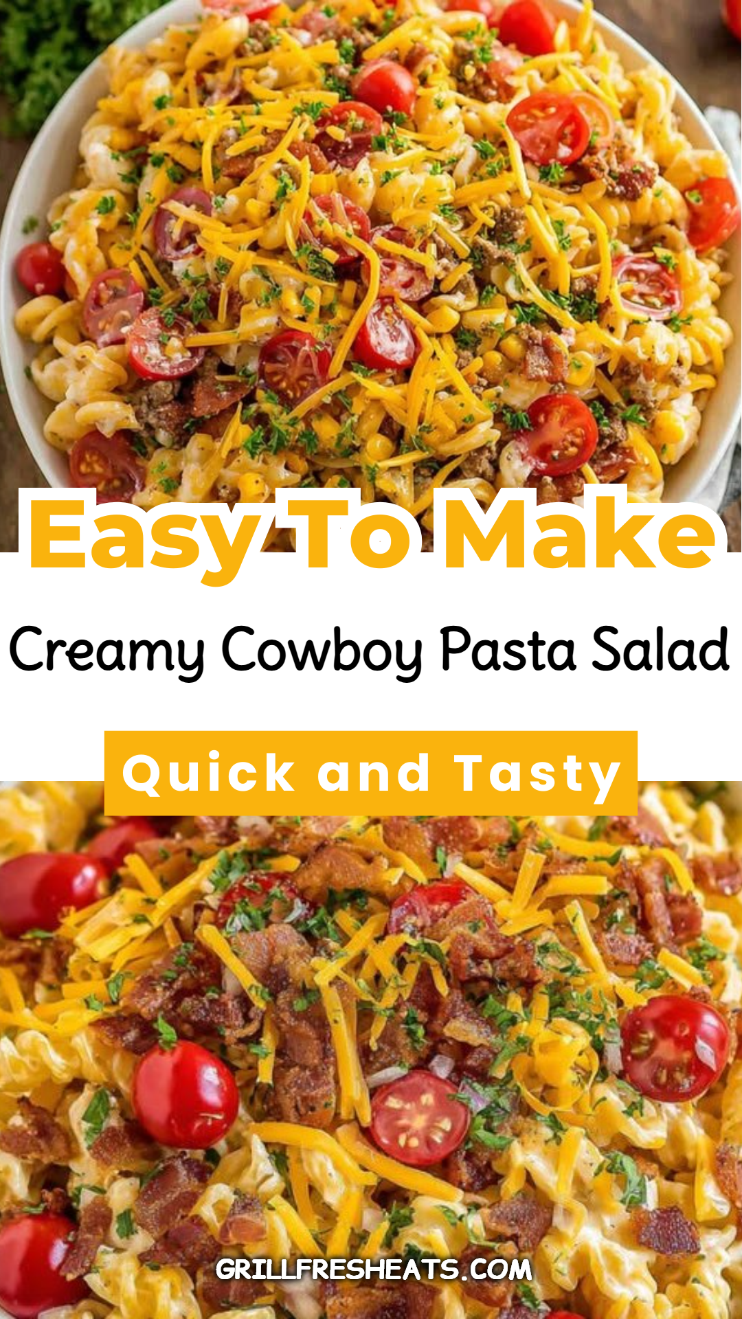 Creamy Cowboy Pasta Salad